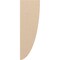 Ekena Millwork 4"W x 8"D x 24"H Thin Durham Rough Cedar Woodgrain TimberThane Corbel, Primed Tan CORUR04X08X24DURRCPR - alternate 5